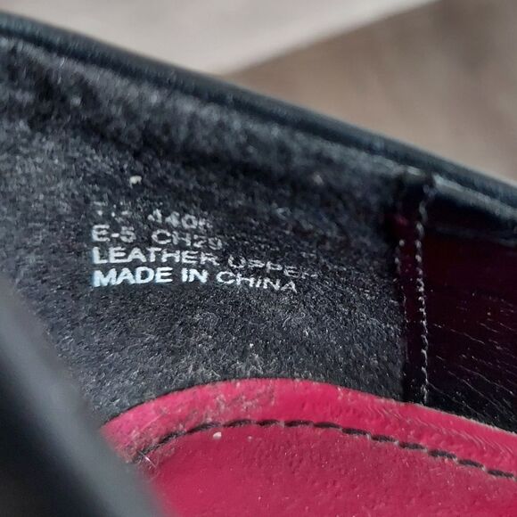 TOMMY GIRL BLACK SUEDE JEWELED HIGH HEEL LOAFERS 3.25" STACKED HEEL 7 - Picture 9 of 9